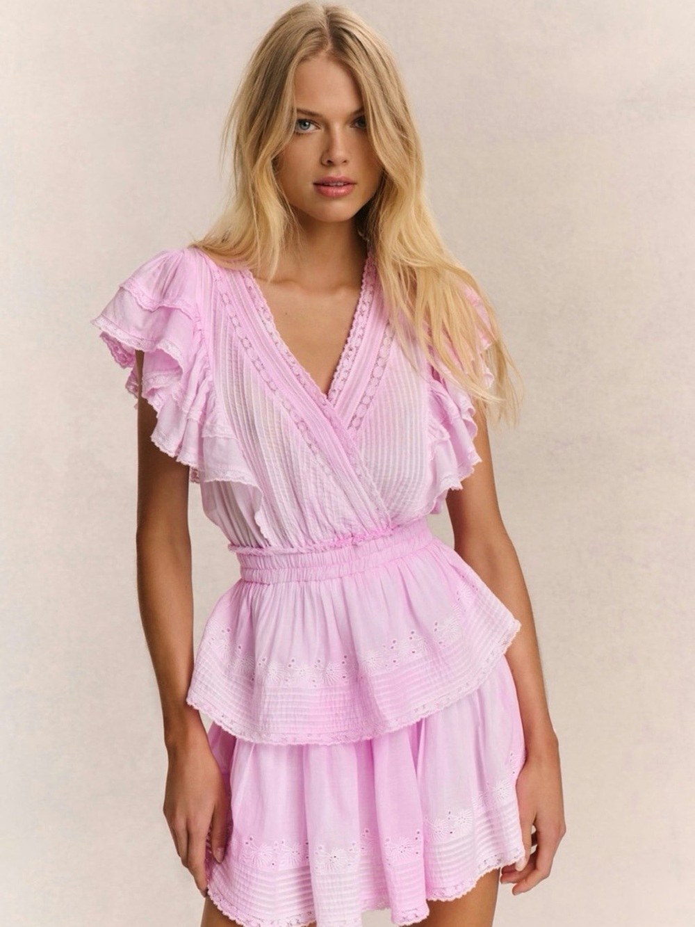 Gwen Heritage Mini Dress LoveShackFancy